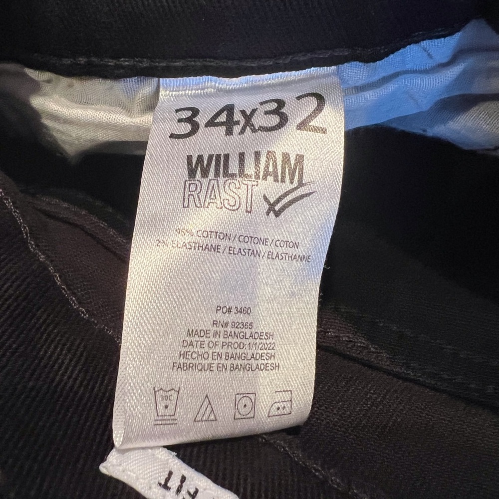 William Rast Men's Black Jeans - Picture 4 of 9